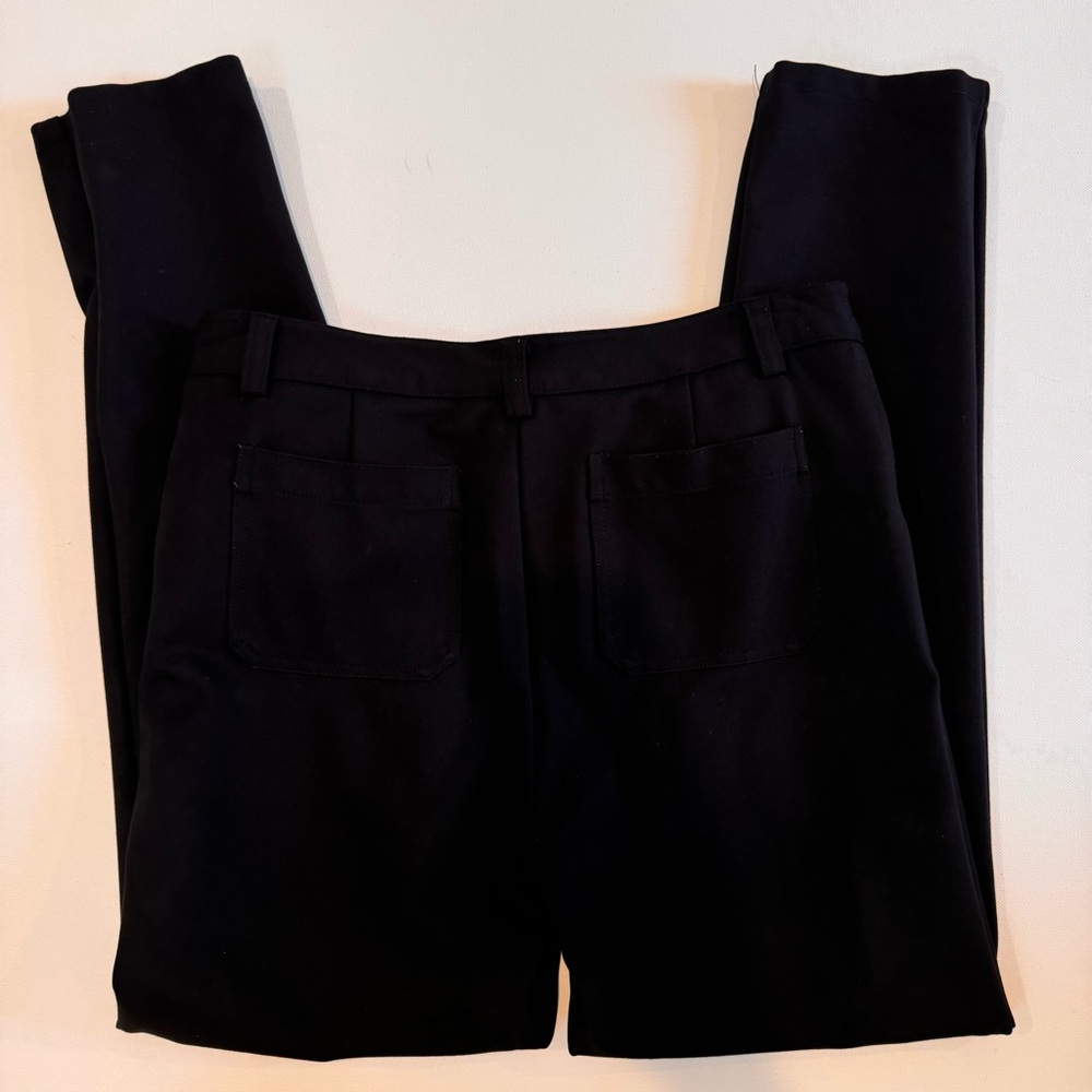 Andrew Marc 8 black dress pants.  Slim straight - Picture 9 of 11